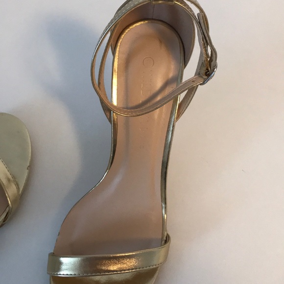 Lulus gold heels - Picture 4 of 6